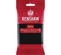 Pâte à sucre EXTRA - Noir - 250gr - Renshaw