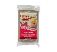 Pâte à sucre FunCakes Urban Taupe, facile à utiliser, lisse, flexible, douce et souple, parfaite pour la décoration de gâteaux, halal, casher et sans gluten, 250 g paquet de 1