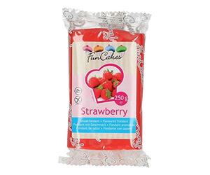 Pâte à sucre - Goût Fraise - 250gr FunCakes