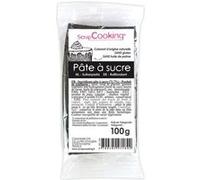 Pâte à sucre noir (vanille) - 100 gr Noir