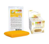 Pâte à sucre orange 100 g + paillettes dorées Scrapcooking