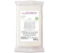 Pâte à sucre - SCRAPCOOKING - Arôme vanille - 250g - Blanche