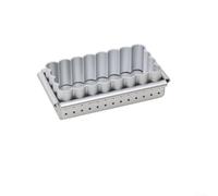 Pâte à tarte en alliage d'aluminium pour la cuisson des œufs de maïs, sans motif chrysanthème pour pâte feuilletée et biscuits (B)