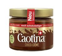 Pâte à tartiner au chocolat Caotina, crème au chocolat sans huile de palme, pâte à tartiner aux noix et au véritable chocolat suisse, 1 x 300 g