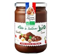 Pate à tartiner aux noisettes du Lot et Garonne et cacao BIO Lucien Georgelin le bocal de 600g
