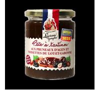 Pate à tartiner aux pruneaux et noisettes du Lot et Garonne Lucien Georgelin le bocal de 320g