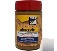 Pâte à tartiner ESAS avec biscuits au caramel (verre 350 g) + bloc usy