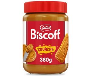 Pâte à tartiner Lotus Biscoff à base de biscuits au caramel originaux, croustillants, 380 g