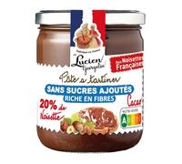 Pâte à tartiner sans sucre ajouté, nutriscore A 400g - Lucien Georgelin