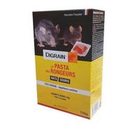 Pâte anti-rat souris au Difénacoum - 150g - La pasta des rongeurs - Digrain Etui de 150g (sachets de 10g)