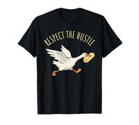 Pâte au Beurre de Canard Respect The Hustle Funny Goose Meme T-Shirt