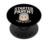 Pâte au levain Parent I Feed à 10 et 10 Pains PopSockets PopGrip Adhésif