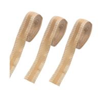 Pâte auto-adhésive for pantalon, bouche, bord de pantalon, raccourcir, réparation, ourlet à repasser, ruban for vêtements, sans couture, ruban de fusion de tissu, bricolage, couture(Beige,2 Meter)