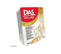 Pate autodurcissante DAS MIX à mélanger - Effet marbré - Jaune impérial - 100 g Jaune