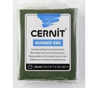Pâte à modeler polymère - CERNIT - Number one - Vert olive - 62g - Pour enfants à partir de 8 ans