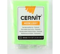 Pâte Cernit Néon - 56 g - Vert (600) - Cernit Vert G