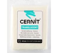 Cernit Pâte Polymère De Cuisson, Translucide, 56 G, Fluorescente Transparente, Lumineuse Dans L'obscurité, No. 024