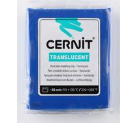 CERNIT CE0920056275C - Un Pain de Pâte Polymère Translucide - Pâte à Modeler à Cuire - Couleur saphie - Bloc de 56 g