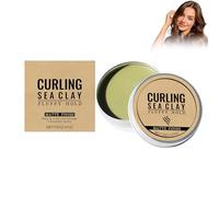 Pâte Coiffante Boucles, Clay Cheveux Frisés, Cire Coiffante Effet Mat, Définition Boucles Longue Tenue, Maintien Flexible qui Définit, Idéal pour un Usage Quotidien, Voyage, Scène ou Performance