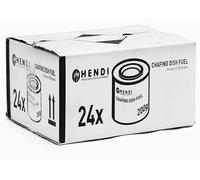 Pâte combustible pour chafing dish en boîte - HENDI - 194300 - 200 g - Pack de 24 - Durée ±3 h