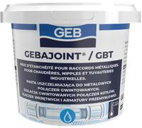 Pâte d’étanchéité durcissante GEB pour raccords filetés en chauffage Beige 500g