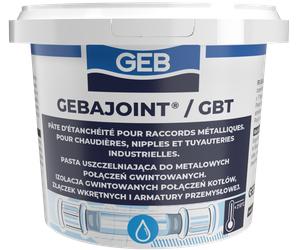Pâte d’étanchéité durcissante GEB pour raccords filetés en chauffage Beige 500g