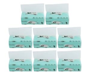 Pâte de Bois Mouchoirs en Papier Blancs, 8 Pièces, Maison, Triple Épaisseur | Absorption Rapide, Usage la Cuisine et Salle de Bain, pour Enlever Huile et Maquillage, Lot Pratique