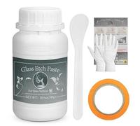 Pâte de dentelle pour le kit de verre, 325 ml de pâte à polir pour le verre, créez en quelques minutes un bel art sur des surfaces en verre, parfaites pour les débutants, faites à la main, artisanat