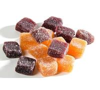 Pâte de fruits d'Auvergne 1kg Moinet à déguster seul ou à partager ! Saveurs : Framboise, Abricot, Orange, Prune et Cassis