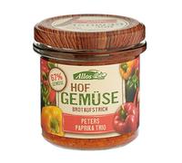 PÂTE DE LÉGUMES AUX TROIS SORTES DE POIVRONS BIO 135 g - ALLOS