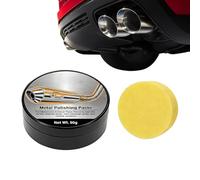 Pâte De Nettoyage D'échappement - Polissage De Tuyau D'échappement Chromé De Voiture, Restaurateur De Métal Inhibiteur De Rouille | Composé Détachant, Formule D'amélioration De La Brillance Pour L'e