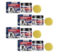 Pâte de nettoyage en acier inoxydable pour poêle, poêle noire, nettoyage du four, nettoyage mental, ustensiles de cuisine, crème anti-rayures, anti-rayures, pour appareils électroménagers en acier