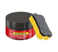 Pâte de nettoyage pour réparation de rayures de verre, 50 g - Pour polir les taches d'eau d'oxydation, les taches sur voiture, véhicule, camion, SUV, camping-car, miroir Fen