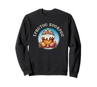 Pâte de Pâques orthodoxe Kulich Pysanky Oeufs Christ est ressuscité Sweatshirt
