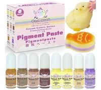 Pâte de pigment de silicone liquide 8 couleurs Taba Kit Squishy pour fabrication de moules crémeuse opaque