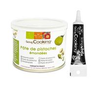 Pâte de pistaches 200 g + Stylo de glaçage noir Scrapcooking