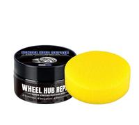 Pâte De Polissage De La Gueule De Voiture Cleaner-80G Avec Agents De Nettoyage De Jante Éponge | Coins De Brillance De Restauration Automatique Efficaces | Agents De Nettoyage Du Moyeu De Cycle Idéal
