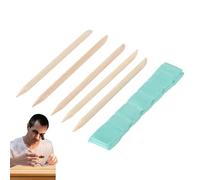 Pâte De Pour Montres - Caoutchouc 13x8 Cm 6 Pièces | Kit De Professionnel Pour Montres Éliminateur D'Huile Et De Graisse Argile De | Ensemble D'Outils D'Horlogerie De Pré