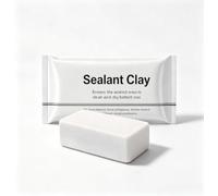 Pâte de Rebouchage Blanche Mastic Malléable pour Murs，1pc | Pâte malléable, hydrofuge, blanc mat, trous fissures murs, climatiseur, tuyau, sans outil ni mélange, sachets individuels