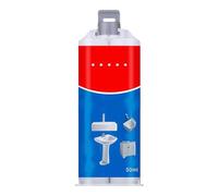 Pâte de réparation de carreaux | Ensemble de réparation en acrylique en céramique de 50 ml | Pâte d'adhésif avec une forte responsabilité à forte responsabilité de la solution de réparation brillante