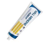 Pâte De Réparation De Fissures Murales - Kit De Remplissage De Trous À Séchage Rapide, Finition En Plâtre Blanc Lisse, Agent De Réparation 120 G + Grattoir Et Buse, Polymère Acrylique De Qualité