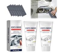Pâte De Réparation De Rayures De Voiture Avec Chiffon Nano-étincelant Pâte De Réparation De Rayures De Voiture Cire De Polissage Kit De Suppression De Rayures Pour Rayures Profondes