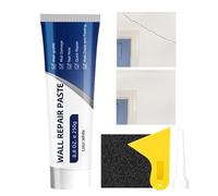 Pâte De Réparation Murale - Mastic De Réparation Murale 18 X 6 Cm Avec Grattoir | Kit De Remplissage De Fissures Pour Cloisons Sèches | Pour Appartement Ferme Dortoir Chambre Salon Cuisine Balcon Gara