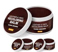 Pâte de réparation pour cuir - Baume recolorant pour cuir (50 g) (Dark Brown,3Pcs)