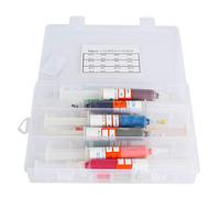 Pâte de rodage de polissage de diamant 12Pcs pour le métal de polissage final et les bijoux avec la boîte de stockage