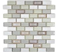 Pâte de Verre Céramique Blanc Maueroptik Miroir Mosaïque WB83IC-0211 1 Mat