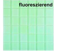 Pâte de Verre Fluorescent Vert Mur Miroir Mosaïque Cuisine Bain WB88-1005 1 Mat