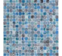 Pâte de Verre Pierre Naturelle Crème Vert-Bleu Mélange Mur Wc Bain Art: