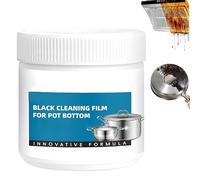 Pâte décapante puissante pour résidus brûlés sur les ustensiles de cuisine, nettoyant multi-usages puissant, élimine la graisse, les taches d'huile et les résidus brûlés (1Pièce)