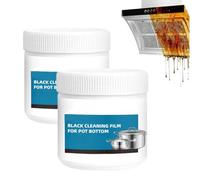 Pâte décapante puissante pour ustensiles de cuisine, pâtes dégraissantes haute performance, nettoyant puissant multi-usages pour la cuisine, nettoyant pour le fond des casseroles (2 pièce)